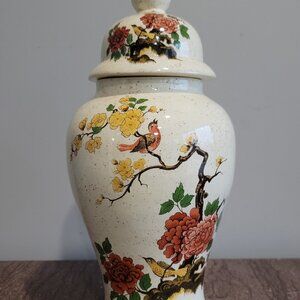 Hand Made Asian Style Ceramic Vase